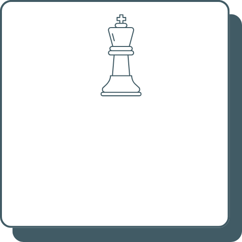 Chess queen icon symbolizing SEO strategy and tactical site optimization
