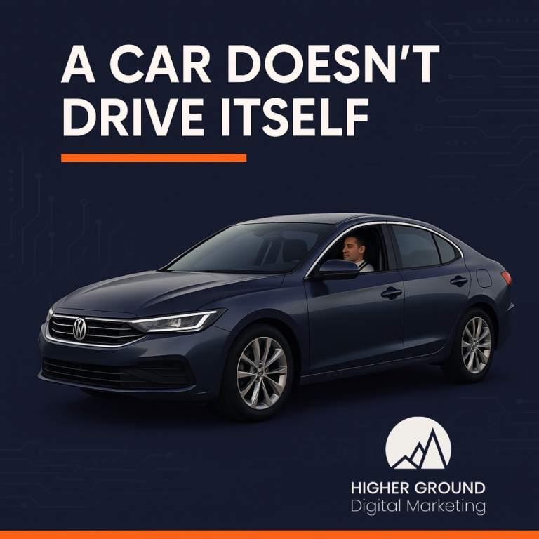 A car doesn’t drive itself