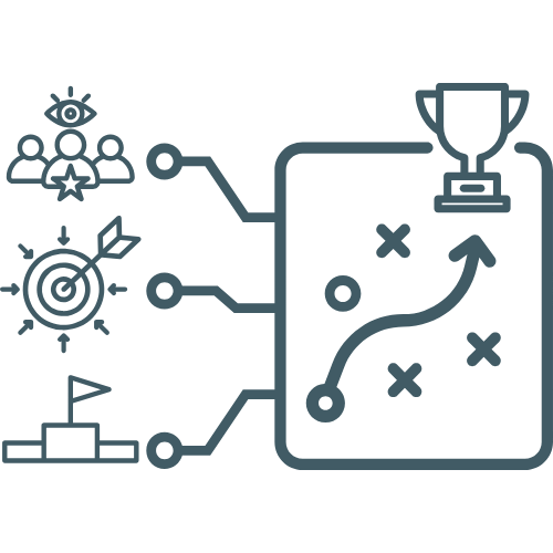 SEO Strategy and Monthly Insights Graphic